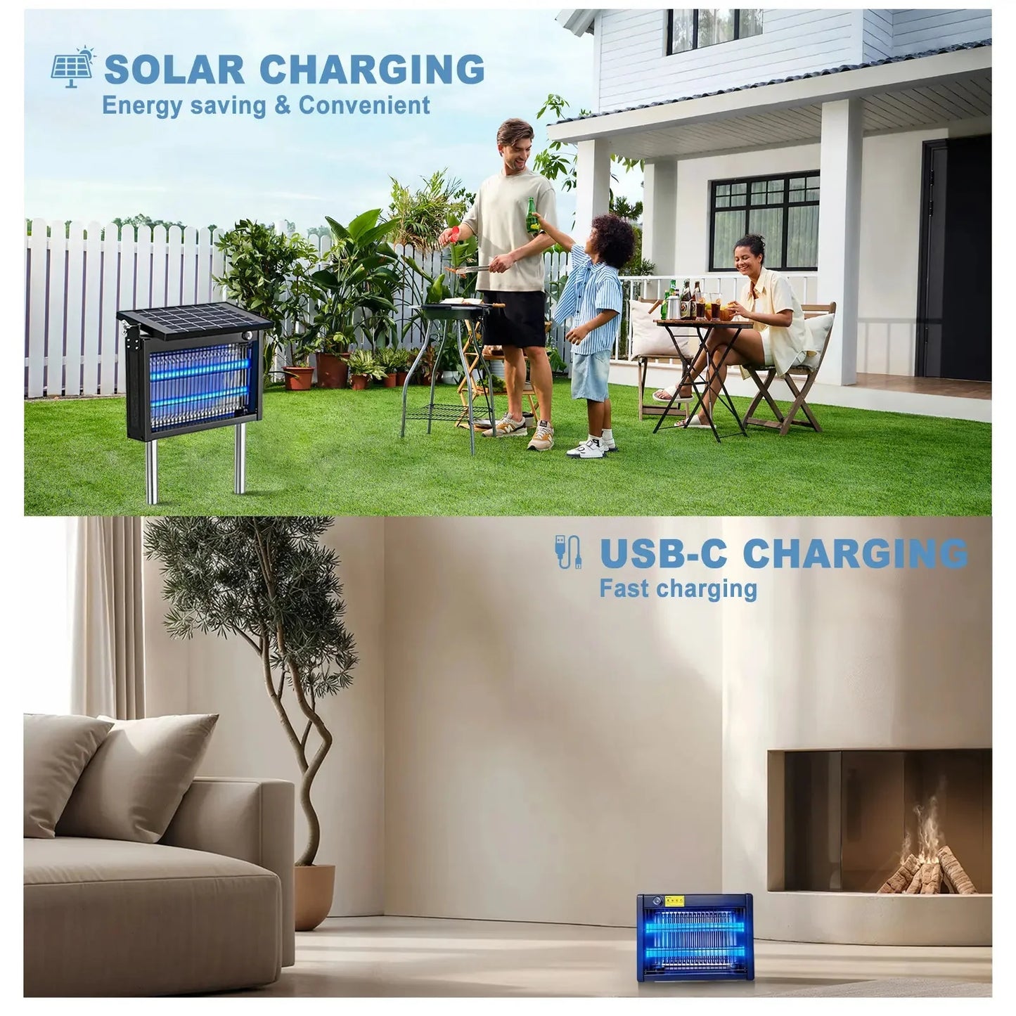 Solar Glow Bug Zapper