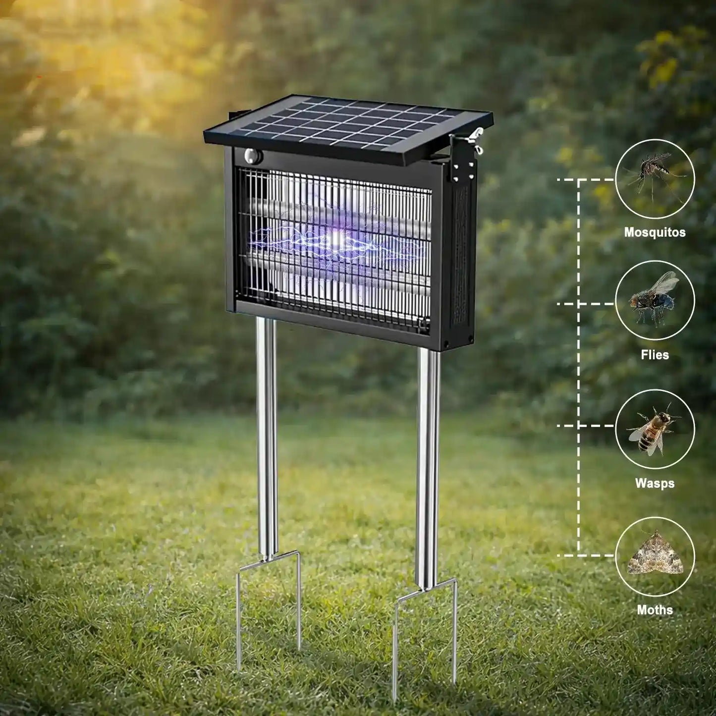 Solar Glow Bug Zapper